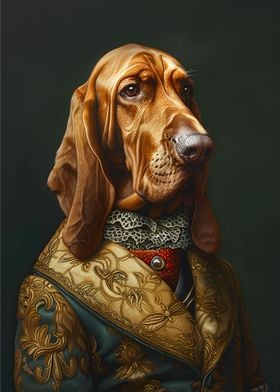 bloodhound dog Renaissance