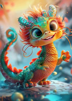 Baby Dragon Colorfull