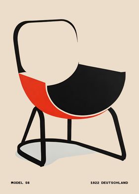 Chair Bauhaus Poster