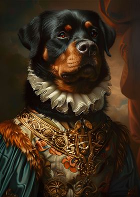 Rottweiler dog Renaissance