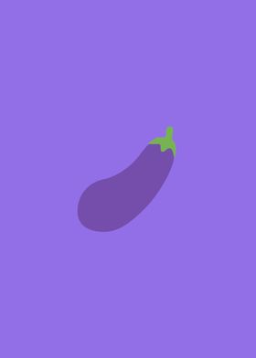 Minimalist Purple Aubergin