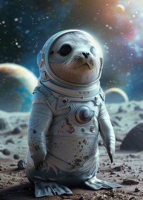 Space Suit Seal on Planet