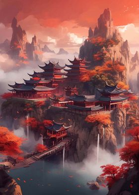 Pagoda Japan Landscape