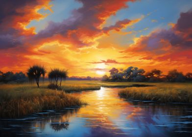 Everglades Sunset No2