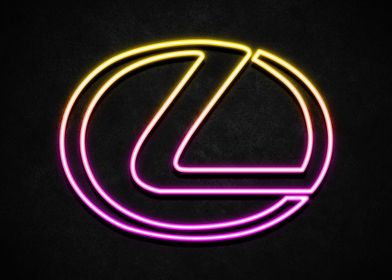 lexus neon poster