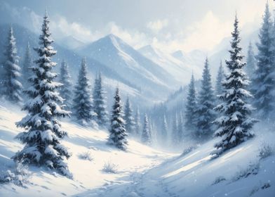 Winter Snow Landscape