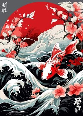 Japanese Koi Fish