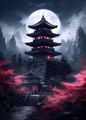 Pagoda Japan Landscape