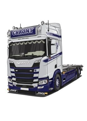 Scania R500 Chromy