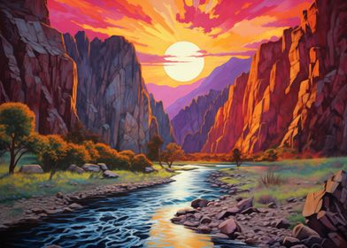 Black Canyon Sunset