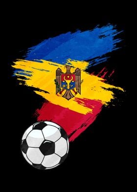 Moldova Flag Soccer