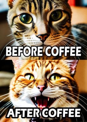 Funny Cats With Coffee