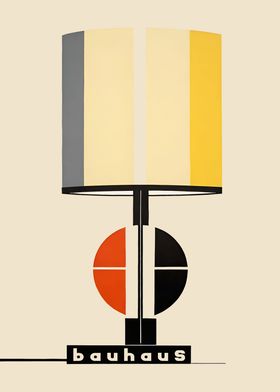 Bauhaus Lamp Poster