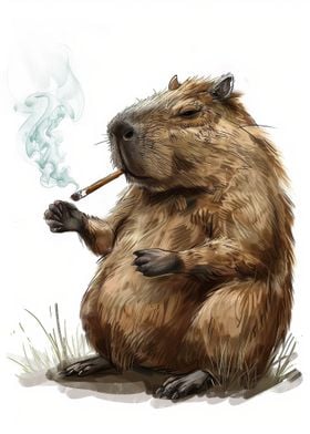 Capybara Cannanbis Smokin