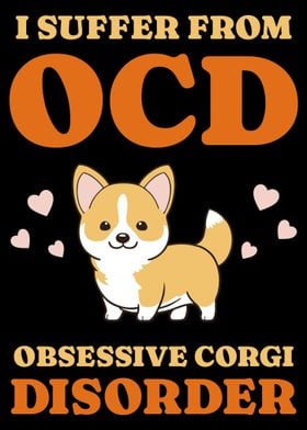 Corgi Dog Lover Poster
