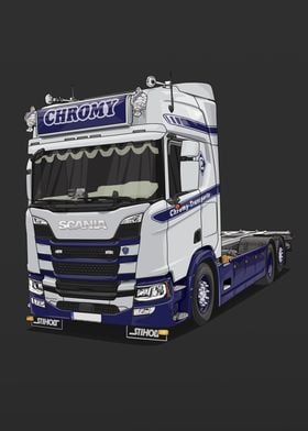 Scania R500 Chromy