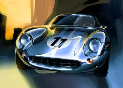 Ferrari 250 GT Drawing