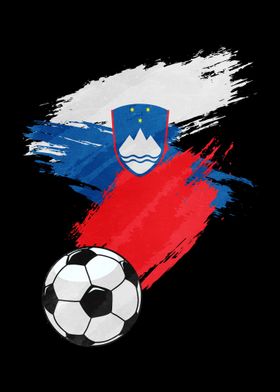 Slovenia Flag Soccer