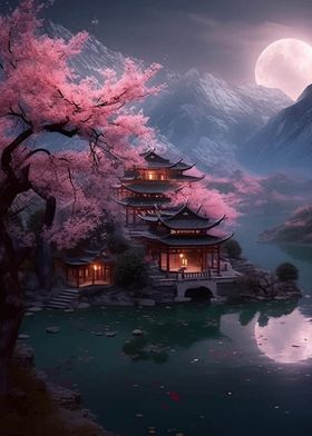 Japanese Landscape Sakura