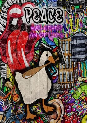 Pop art Meme Duck Canvas