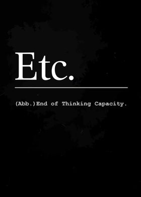 Etc Definition