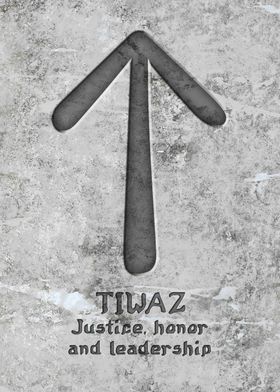 Tiwaz Rune Symbol
