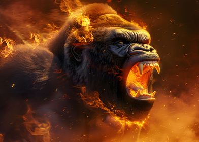 Inferno Fire Kong Monkey