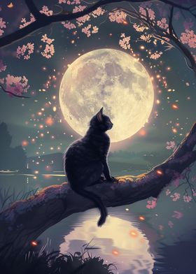 Cat Moon 