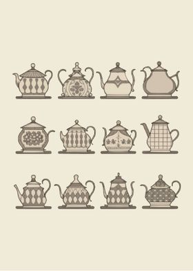 Antique tea set