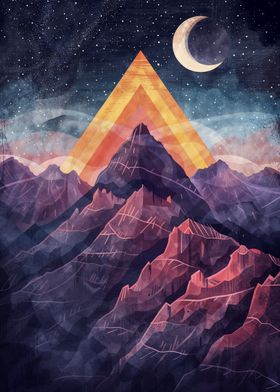 Moonlit Peaks