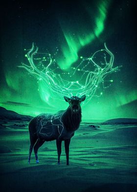 magical stag spirit