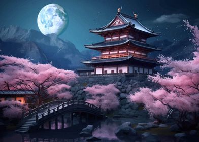 Japanese Landscape Sakura