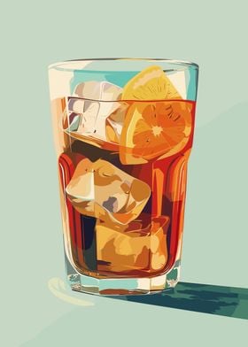 Tasty Cocktail Pop Art 