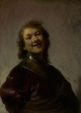 Rembrandt Laughing 1628