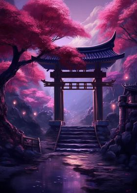 Japanese Landscape Sakura