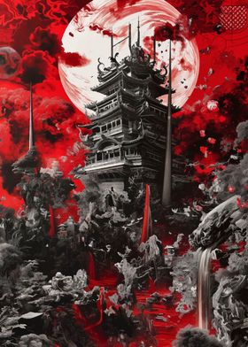 Pagoda Japan Landscape