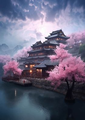 Japanese Landscape Sakura