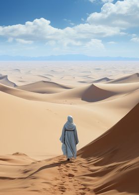 Wide Desert Sci Fi Design