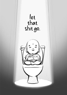 Cute Buddha Pooping