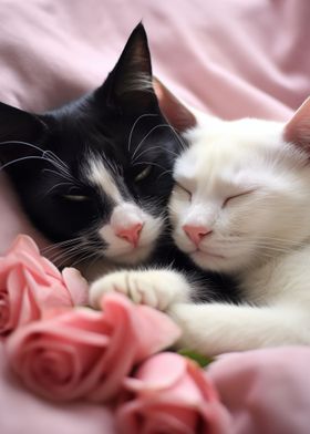 Cats in Love Valentines