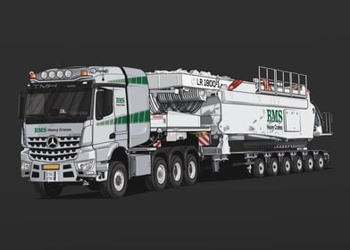 Mercedes Actros BMS Crane 