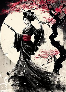 Geisha Cherry Blossom