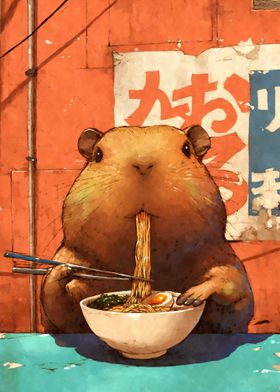 Capybara Ramen Noodles