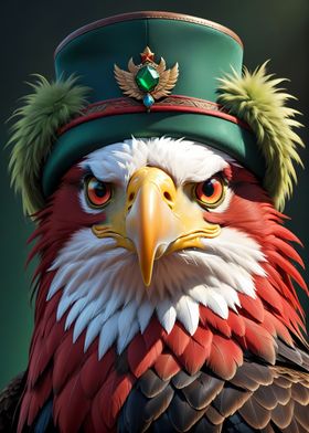 Eagle with Hat