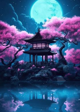 Japanese Landscape Sakura