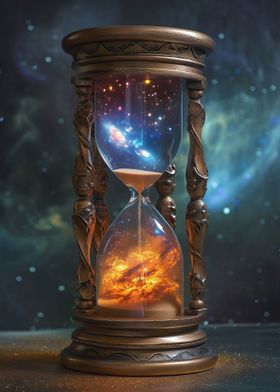Hourglass In Galaxy