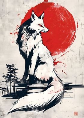 Kitsune Japanese Fox