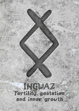 Ingwaz Rune Symbol