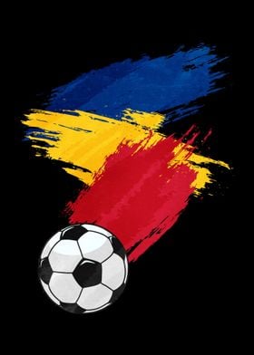 Romania Flag Soccer