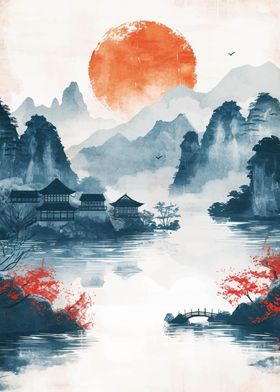 Chinese Landscape Japanese